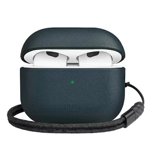 Uniq UNIQ etui Terra AirPods 3 gen Genuine Leather niebieski/nautical blue UNIQ541BLU - Akcesoria do słuchawek - miniaturka - grafika 1