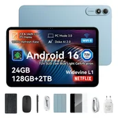 Tablety - OSCAL Pad 200 6GB/128GB 13.4" 4G LET DUAL SIM 8300mAh Android16 Niebieski - miniaturka - grafika 1