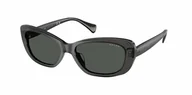 Okulary przeciwsłoneczne - Okulary Przeciwsłoneczne Ralph by Ralph Lauren RA 5322U Shiny Transparent Black - miniaturka - grafika 1