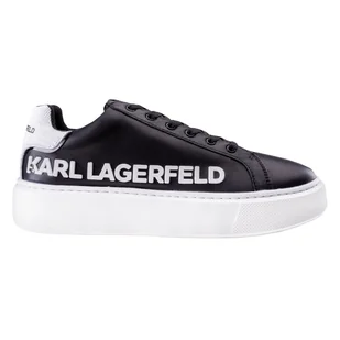 Damskie Sneakersy KARL LAGERFELD MAXI KUP KARL INJEKT LOGO LO KL62210-001 – Czarny - Sneakersy damskie - miniaturka - grafika 1