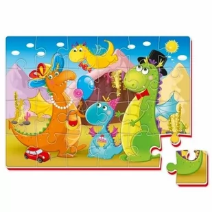 Roter Kafer Roter Kafer, puzzle Dinozaury - Układanki dla dzieci - miniaturka - grafika 1