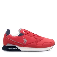 Sneakersy męskie - Sneakersy U.S. Polo Assn. NOBIL003M/CHY4 Czerwony - miniaturka - grafika 1