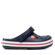 Buty dla chłopców - Klapki Crocs Crocband Clog K 207006 Granatowy - miniaturka - grafika 1