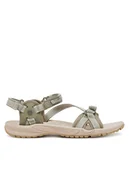 Sandały damskie - Jack Wolfskin Sandały Lakewood Ride Sandal M 4019041 Beżowy - miniaturka - grafika 1