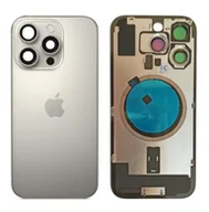 Części serwisowe do telefonów - Klapka Plecki Tył iPhone 16 Pro Natural Titanium z Ramką i Magnesami - miniaturka - grafika 1