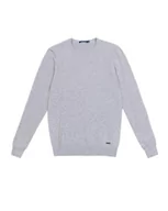 Swetry męskie - Gianni Lupo GL33398-F22 sweter męski, jasnoszary (Light Grey), S (DE), jasnoszary, S-4XL - miniaturka - grafika 1