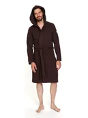 Szlafroki męskie - Doctor Nap Szlafrok w kolorze brązowym - miniaturka - grafika 1