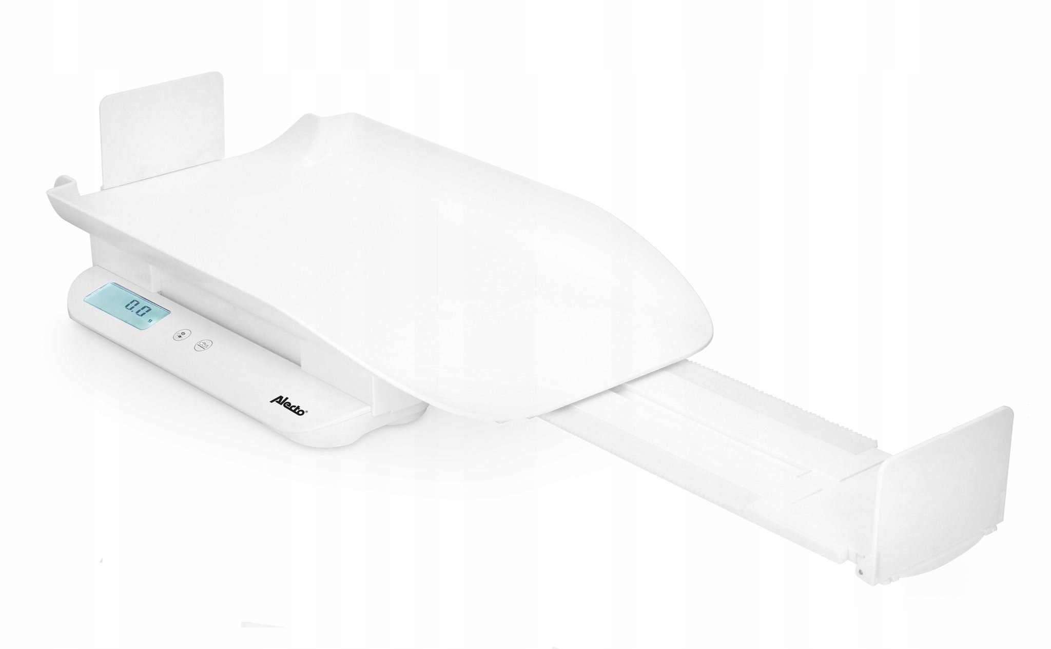 Alecto Waga dla niemowląt BC-55, z linijką, biała