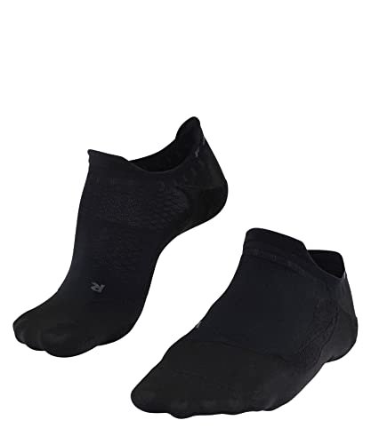 FALKE Kobiety Skarpety do golfa GO5 Invisible W In Oddychający I Szybkoschnący przeciw pęcherzom 1 Para, Czarny Black 3000, 35-36