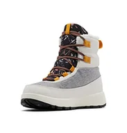 Czapki damskie - Columbia Damskie jesienne buty śnieżne Slopeside Peak Luxe, Czapka śnieżna czarna, 36.5 EU - miniaturka - grafika 1