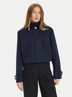 Kurtki damskie - AMI PARIS Kurtka przejściowa FJK069.CO0081 Granatowy Regular Fit - miniaturka - grafika 1