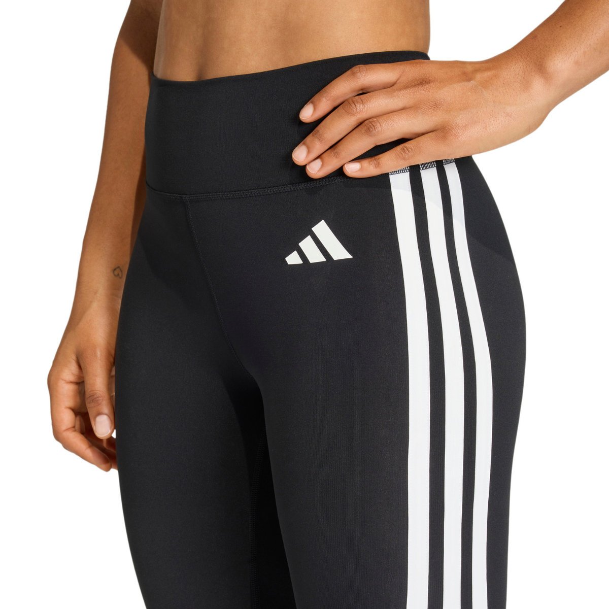 LEGGINSY DAM. ADIDAS 3/4 KE6062 CZARNE R.L