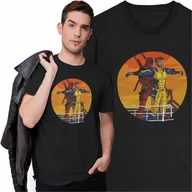 Koszulki męskie - Koszulka Deadpool Wolverine Śmieszny T shirt Film Premiera Marvel Logan - miniaturka - grafika 1