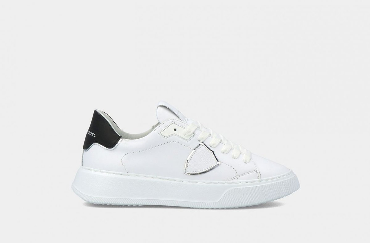 sneakers donna philippe model paris btld v010 -temple veau blanc noir