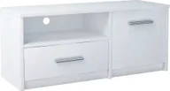 Szafki RTV - Elior Biała szafka RTV do salonu - Karix - miniaturka - grafika 1