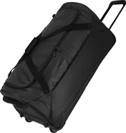 Akcesoria podróżnicze - Torba podróżna wodoodporna na kółkach Travelite Basics - czarna - miniaturka - grafika 1