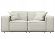 Sofy ogrodowe - Sofa ogrodowa dwuosobowa MALIBU na taras tkanina Odyssey kremowy - miniaturka - grafika 1