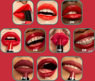 3INA MAKEUP 3INA Makeup - Vegan  Cruelty Free  The Lipstick 250  długotrwała pomadka do ust  matowa  wodoodporna  mocno pigmentowana pomadka do ust  ciemnoróżowa czerwień  matowana The Lipstick 250 - Szminki - miniaturka - grafika 6
