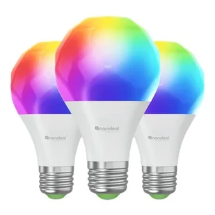 Inteligentna żarówka LED NANOLEAF Essentials Smart Bulbs Matter 9W E27 Wi-Fi Bluetooth (3 szt.) - Żarówki LED - miniaturka - grafika 1