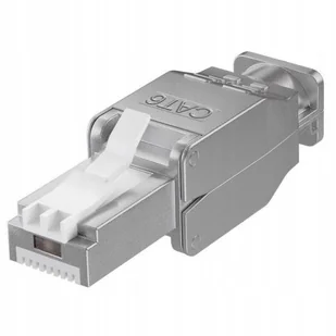 Wtyk Techly RJ45 STP Cat6 samozaciskowy, beznarzędziowy - Pozostałe akcesoria sieciowe - miniaturka - grafika 1