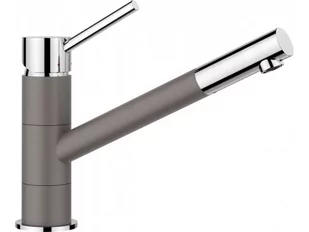 Bateria stojąca BLANCO Kano Silgranit-Look Wulkaniczny szary/chrom 526950 - Baterie kuchenne - miniaturka - grafika 1