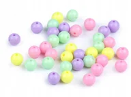 Półfabrykaty do biżuterii - Koraliki Plastikowe Color Mix3 - 8Mm 20Szt - miniaturka - grafika 1