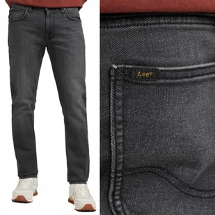 Lee LUKE SLIM Grey Worn mocno zwężane szare spodnie jeansowe W31 L32 - Spodnie męskie - miniaturka - grafika 1