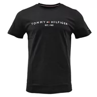 Koszulki męskie - Koszulka męska Tommy Hilfiger T-Shirt czarna - MW0MW11465BAS - L - miniaturka - grafika 1