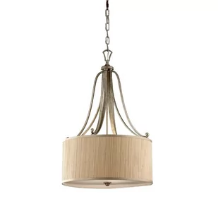 Elstead Lighting Abbey Pendant Light FE/ABBEY/P Elstead lampa wisząca abażurowa stylowa FE/ABBEY/P) - Lampy sufitowe - miniaturka - grafika 1