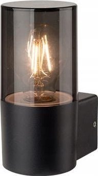 LVT XD-HW911B lampa ścienna ogrodowa IP44 1x40W E27 czarny/dymiony
