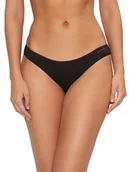 Majtki damskie - CALVIN KLEIN CZARNE FIGI BAWEŁNIANE Z MAŁYM LOGO 3-PACK XL 6BA - miniaturka - grafika 1