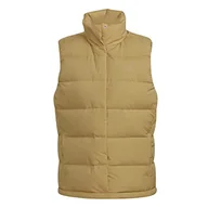 Kurtki damskie - adidas Damska kurtka (Down) Helionic Down Vest, Golden Beige, HG6279, XS - miniaturka - grafika 1