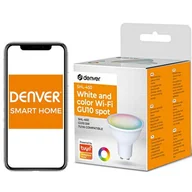Żarówki LED - Denver Denver SHL-450 GU10 5W reflektor LED RGBW WLAN - miniaturka - grafika 1