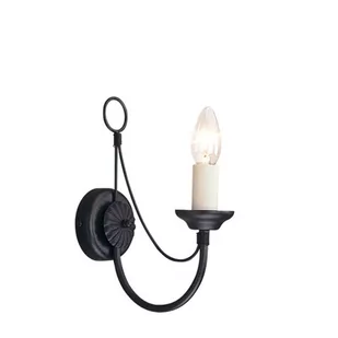 Elstead Lighting Kinkiet Klasyczny 1pł CB1 BLK CARISBROOKE ELSCB1 BLACK - Lampy ścienne - miniaturka - grafika 1