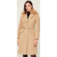 Płaszcze damskie - GUESS Płaszcz NEW PATRICE z dodatkiem wełny - miniaturka - grafika 1