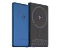 Powerbanki - Adam Elements Gravity C5 Magnetic Wireless (Ultra Slim) 5000mAh niebieski - miniaturka - grafika 1