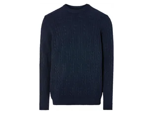LIVERGY® Sweter męski z grubej dzianiny (S (44-46), Ciemnoniebieski) - Swetry męskie - miniaturka - grafika 1