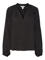Bluzki damskie - Vero Moda Bluzka w kolorze czarnym - miniaturka - grafika 1