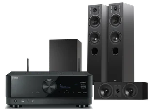 Kino domowe Yamaha RXV-6A+ Diva 5+Diva 7 + Basso 880 - Kino domowe - miniaturka - grafika 1