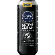 Szampony dla mężczyzn - Nivea Men Szampon Active Clean - miniaturka - grafika 1