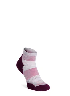 Skarpetki damskie Smartwool Run Targeted Cushion Ankle - purple/eclips - Skarpetki i podkolanówki sportowe - miniaturka - grafika 1