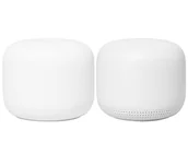Routery - Google Nest Wifi router bezprzewodowy Gigabit Ethernet Dual-band (2.4 GHz/5 GHz) Biały GA00822-DE - miniaturka - grafika 1