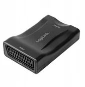 Złącza, przejściówki, adaptery - LogiLink Video converter, Scart/F to HDMI-A/F, 1080p, black - miniaturka - grafika 1