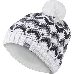 Czapki damskie - Head Damska czapka beanies Ski Beanie Women biały biały/czarny Rozmiar uniwersalny SKI Beanie Women - grafika 1