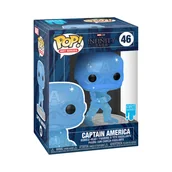 Figurki dla dzieci - Funko POP, figurka Artist Series: Infinity Saga- Cap America(BU) - miniaturka - grafika 1