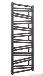 VITALLE Savona grzejnik łazienkowy 140x55 cm czarny 10111196241124 - Pompy ciepła - miniaturka - grafika 1