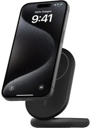 Belkin Ładowarka indukcyjna Boost Foldable Qi2 15W WIB007 dla iPhone z MagSafe, czarna - Ładowarki do telefonów - miniaturka - grafika 1