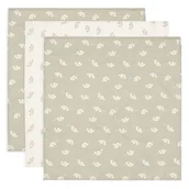 Pieluchy - Jollein pieluszki dla noworodka 70x70 cm 3 szt Hydrophlic TWIG Olive Green - miniaturka - grafika 1