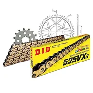 Części motocyklowe - Zestaw łańcuchów DID stal 525VX3 / 116 nit zamek do Kawasaki KLZ Versys 1000 ccm rok prod. 2012-2022 - miniaturka - grafika 1