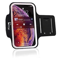 Etui i futerały do telefonów - RevereSport iPhone 16/15/14/13/12/11 opaska na ramię do biegania, sportowe etui na telefon premium dla biegaczy, ćwiczeń i treningów na siłowni (6,1) - miniaturka - grafika 1